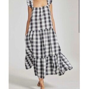 BB Dakota Steve Madden Prairie Life Plaid Midi Dress S NWT